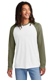 Allmade Unisex Tri-Blend Long Sleeve Colorblock Raglan AL6009 - Image 10