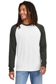 Allmade Unisex Tri-Blend Long Sleeve Colorblock Raglan AL6009 - Image 13