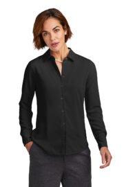Brooks Brothers Women's Full-Button Satin Blouse BB18007 - Image 2
