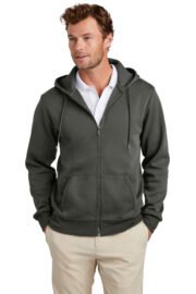Brooks Brothers Double-Knit Full-Zip Hoodie BB18208 - Image 9