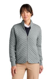 Brooks Brothers Women's Diamond Quilt Full-Zip BB18213 - Image 8
