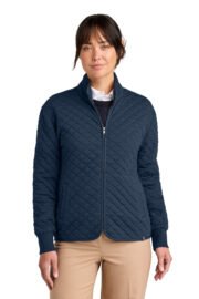Brooks Brothers Women's Diamond Quilt Full-Zip BB18213 - Image 9