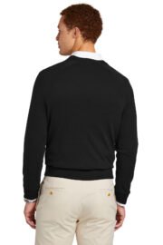 Brooks Brothers Cotton Stretch V-Neck Sweater BB18400 - Image 3