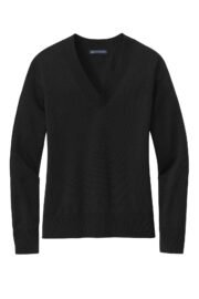 Brooks Brothers Women's Cotton Stretch V-Neck Sweater BB18401 - Image 4
