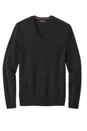 Brooks Brothers Washable Merino V-Neck Sweater BB18410 - Image 4