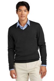 Brooks Brothers Washable Merino V-Neck Sweater BB18410 - Image 2