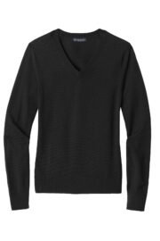 Brooks Brothers Women's Washable Merino V-Neck Sweater BB18411 - Image 4