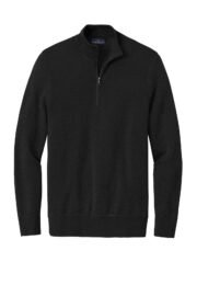 Brooks Brothers Washable Merino Birdseye 1/4-Zip Sweater BB18412 - Image 4