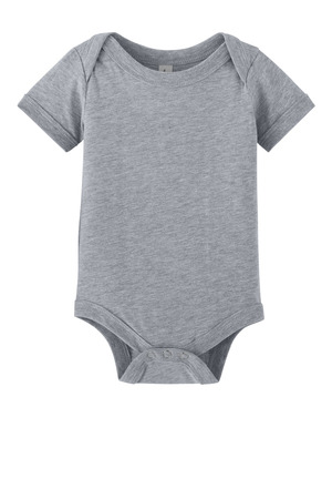 BC100B_athleticheather_flat_front BELLA+CANVAS Infant Jersey Short Sleeve One Piece BC100B - Image 1