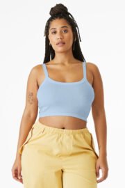 BELLA+CANVAS Women's Micro Rib Spaghetti Strap Tank BC1012 - Image 2