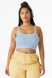 BELLA+CANVAS Women's Micro Rib Spaghetti Strap Tank BC1012