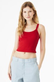 BELLA+CANVAS Women's Micro Rib Spaghetti Strap Tank BC1012 - Image 10