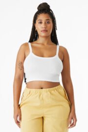 BELLA+CANVAS Women's Micro Rib Spaghetti Strap Tank BC1012 - Image 11