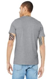 BELLA+CANVAS Unisex Heather CVC Short Sleeve Tee. BC3001CVC - Image 3