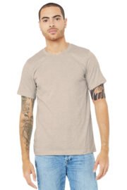 BELLA+CANVAS Unisex Heather CVC Short Sleeve Tee. BC3001CVC - Image 29