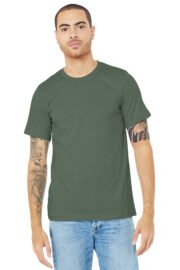 BELLA+CANVAS Unisex Heather CVC Short Sleeve Tee. BC3001CVC - Image 43