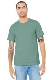 BELLA+CANVAS Unisex Heather CVC Short Sleeve Tee. BC3001CVC - Image 56