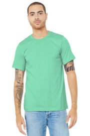 BELLA+CANVAS Unisex Heather CVC Short Sleeve Tee. BC3001CVC - Image 59