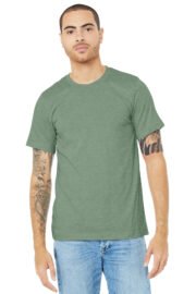 BELLA+CANVAS Unisex Heather CVC Short Sleeve Tee. BC3001CVC - Image 66
