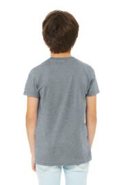 BELLA+CANVAS Youth Heather CVC Tee BC3001YCVC - Image 4