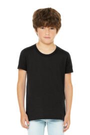 BELLA+CANVAS Youth Heather CVC Tee BC3001YCVC - Image 9