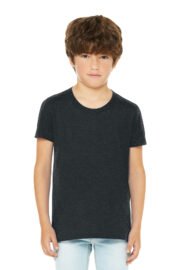 BELLA+CANVAS Youth Heather CVC Tee BC3001YCVC - Image 10