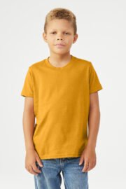 BELLA+CANVAS Youth Heather CVC Tee BC3001YCVC - Image 23