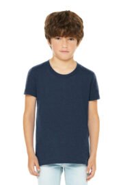 BELLA+CANVAS Youth Heather CVC Tee BC3001YCVC - Image 25