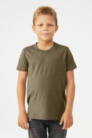 BELLA+CANVAS Youth Heather CVC Tee BC3001YCVC - Image 26