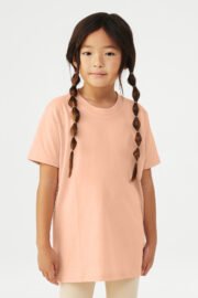 BELLA+CANVAS Youth Heather CVC Tee BC3001YCVC - Image 28