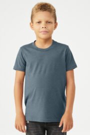BELLA+CANVAS Youth Heather CVC Tee BC3001YCVC - Image 30
