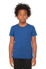 BELLA+CANVAS Youth Heather CVC Tee BC3001YCVC - Image 34