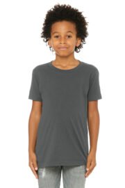BELLA+CANVAS Youth Jersey Short Sleeve Tee. BC3001Y - Image 3