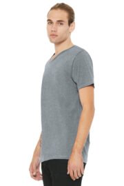 BELLA+CANVAS Unisex Heather CVC V-Neck Tee BC3005CVC - Image 2