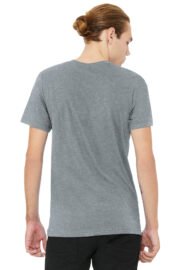 BELLA+CANVAS Unisex Heather CVC V-Neck Tee BC3005CVC - Image 4