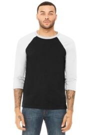 BELLA+CANVAS Unisex 3/4-Sleeve Baseball Tee. BC3200 - Image 10