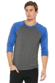 BELLA+CANVAS Unisex 3/4-Sleeve Baseball Tee. BC3200 - Image 16