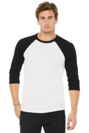 BELLA+CANVAS Unisex 3/4-Sleeve Baseball Tee. BC3200 - Image 18