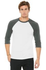 BELLA+CANVAS Unisex 3/4-Sleeve Baseball Tee. BC3200 - Image 19