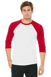 BELLA+CANVAS Unisex 3/4-Sleeve Baseball Tee. BC3200 - Image 22