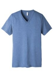 BELLA+CANVAS Unisex Triblend Short Sleeve V-Neck Te. BC3415 - Image 4