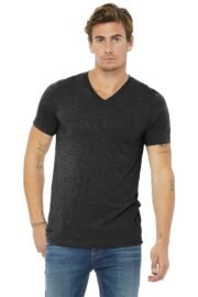 BELLA+CANVAS Unisex Triblend Short Sleeve V-Neck Te. BC3415 - Image 9