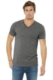 BELLA+CANVAS Unisex Triblend Short Sleeve V-Neck Te. BC3415 - Image 10