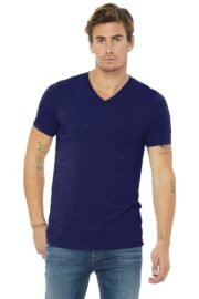 BELLA+CANVAS Unisex Triblend Short Sleeve V-Neck Te. BC3415 - Image 12