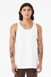 BELLA+CANVAS Unisex Heather CVC Tank BC3480CVC - Image 6