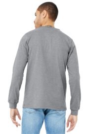 BELLA+CANVAS Unisex Heather CVC Long Sleeve Tee BC3501CVC - Image 4