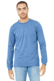 BELLA+CANVAS Unisex Heather CVC Long Sleeve Tee BC3501CVC - Image 13
