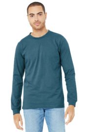 BELLA+CANVAS Unisex Heather CVC Long Sleeve Tee BC3501CVC - Image 17