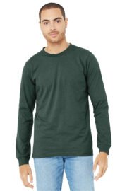 BELLA+CANVAS Unisex Heather CVC Long Sleeve Tee BC3501CVC - Image 19