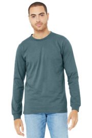 BELLA+CANVAS Unisex Heather CVC Long Sleeve Tee BC3501CVC - Image 30